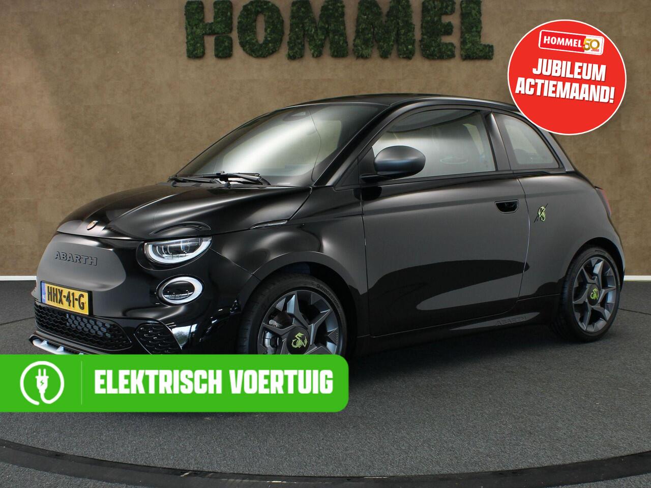 Abarth 500 500e Urban 42 kWh SOH 99,1% - APPLE CARPLAY/ANDROID AUTO - PARKEERSENSOREN ACHTER - CRUISE CONTROL - KEYLESS START - SPORTSTUUR - NAVIGATIESYSTEEM FULLMAP - LED KOPLAMPEN - DAB+ RADIO