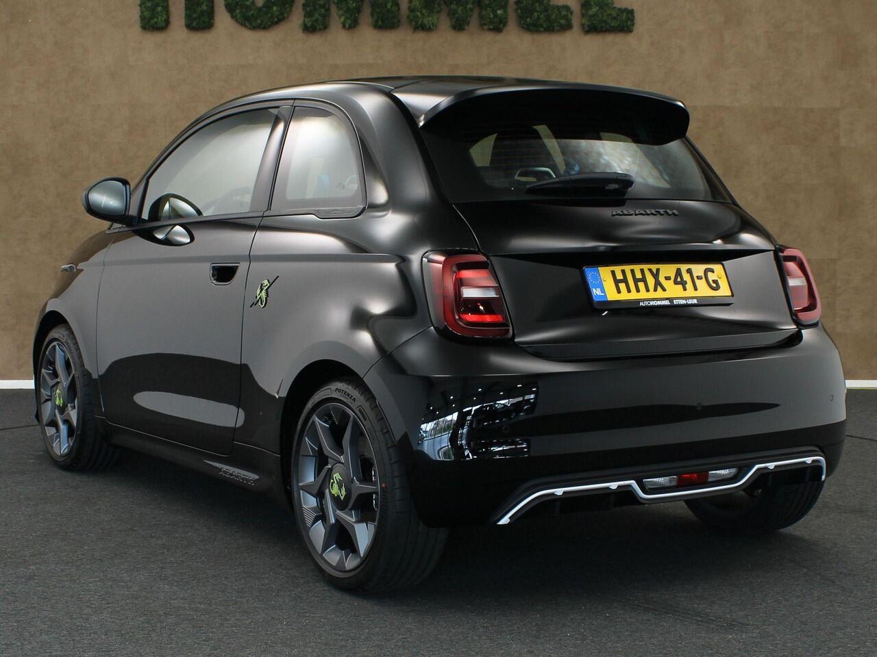 Abarth 500 500e Urban 42 kWh SOH 99,1% - APPLE CARPLAY/ANDROID AUTO - PARKEERSENSOREN ACHTER - CRUISE CONTROL - KEYLESS START - SPORTSTUUR - NAVIGATIESYSTEEM FULLMAP - LED KOPLAMPEN - DAB+ RADIO