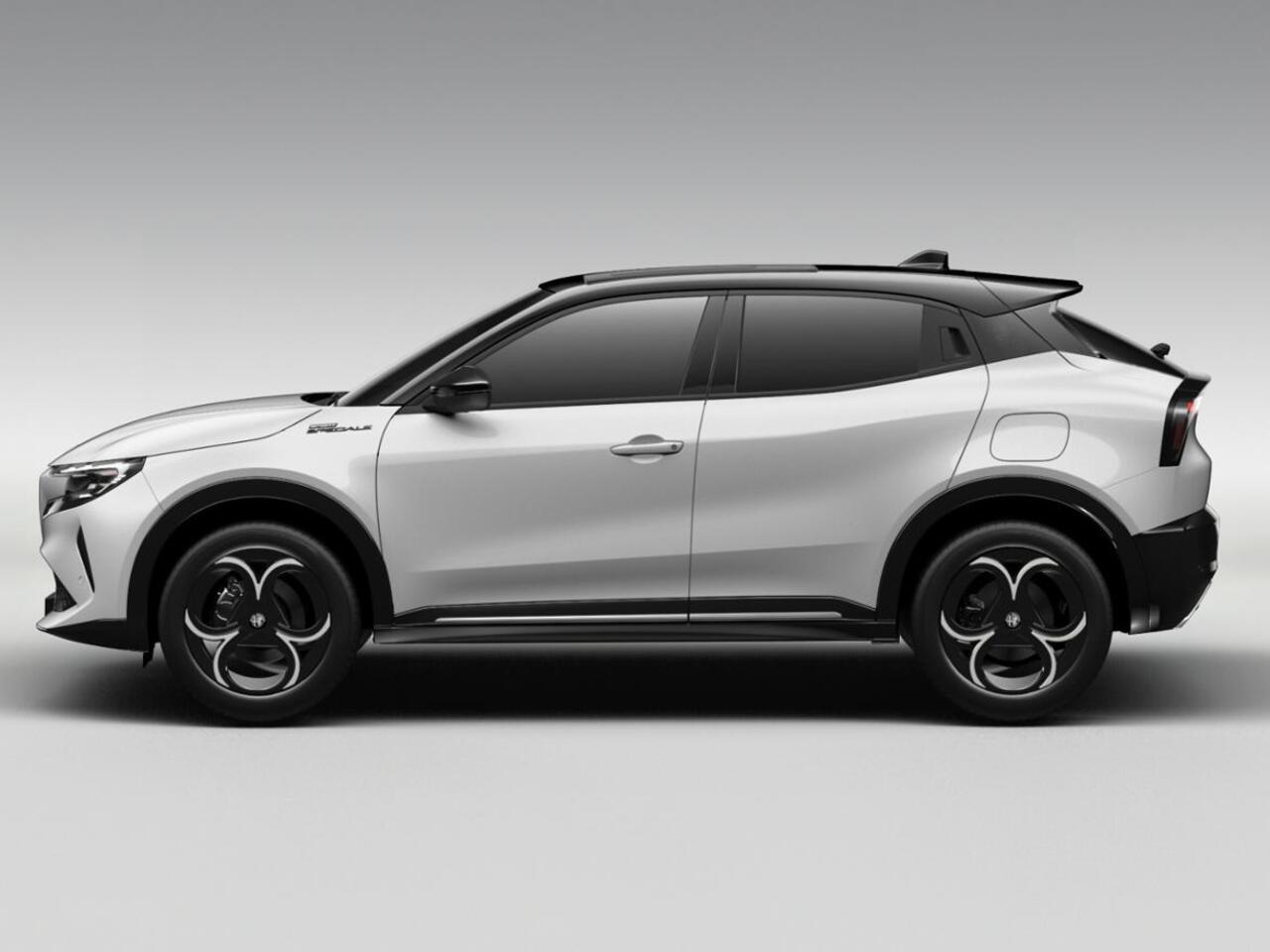 Alfa Romeo Junior 1.2 Turbo Hybrid Ibrida Sport Speciale | Snel leverbaar | Pack Techno | Schuif/Kanteldak | Sempione White, Dak Zwart | Verwarmbare Voorruit