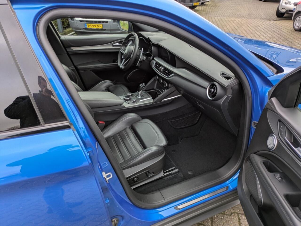 Alfa Romeo Stelvio 2.0 T AWD B-TECH I Arienzo Blue I 280 pk I Panorama I Teledial velgen I Ragazzon uitlaat