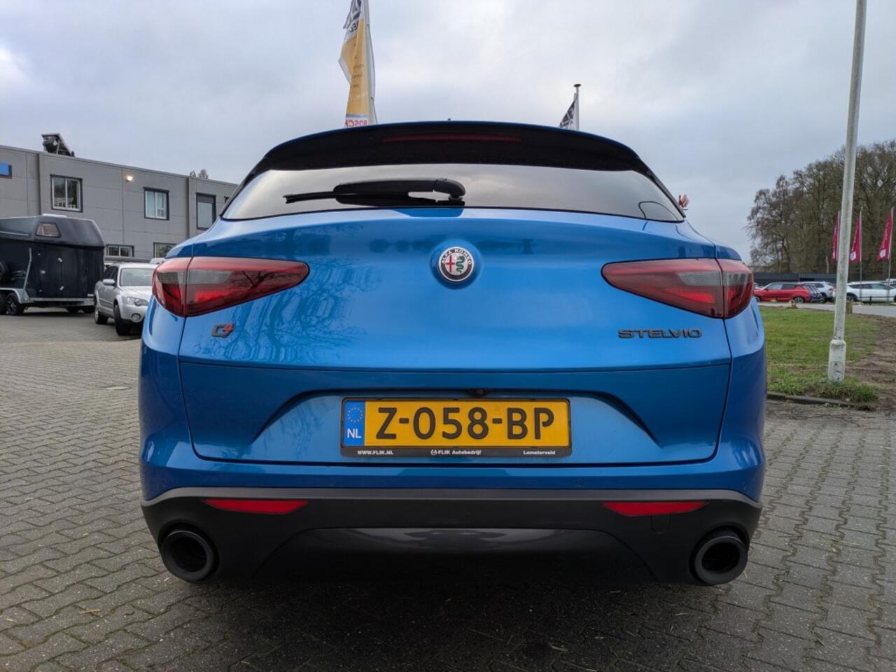 Alfa Romeo Stelvio 2.0 T AWD B-TECH I Arienzo Blue I 280 pk I Panorama I Teledial velgen I Ragazzon uitlaat