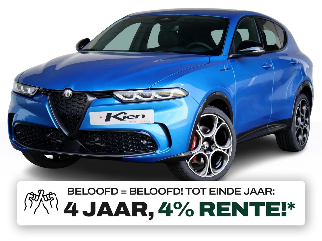 Alfa Romeo Tonale 1.5T Hybrid Edizione Speciale | 175pk Savalli Tuning | Navi | Ledere bekleding | Schakelflippers |