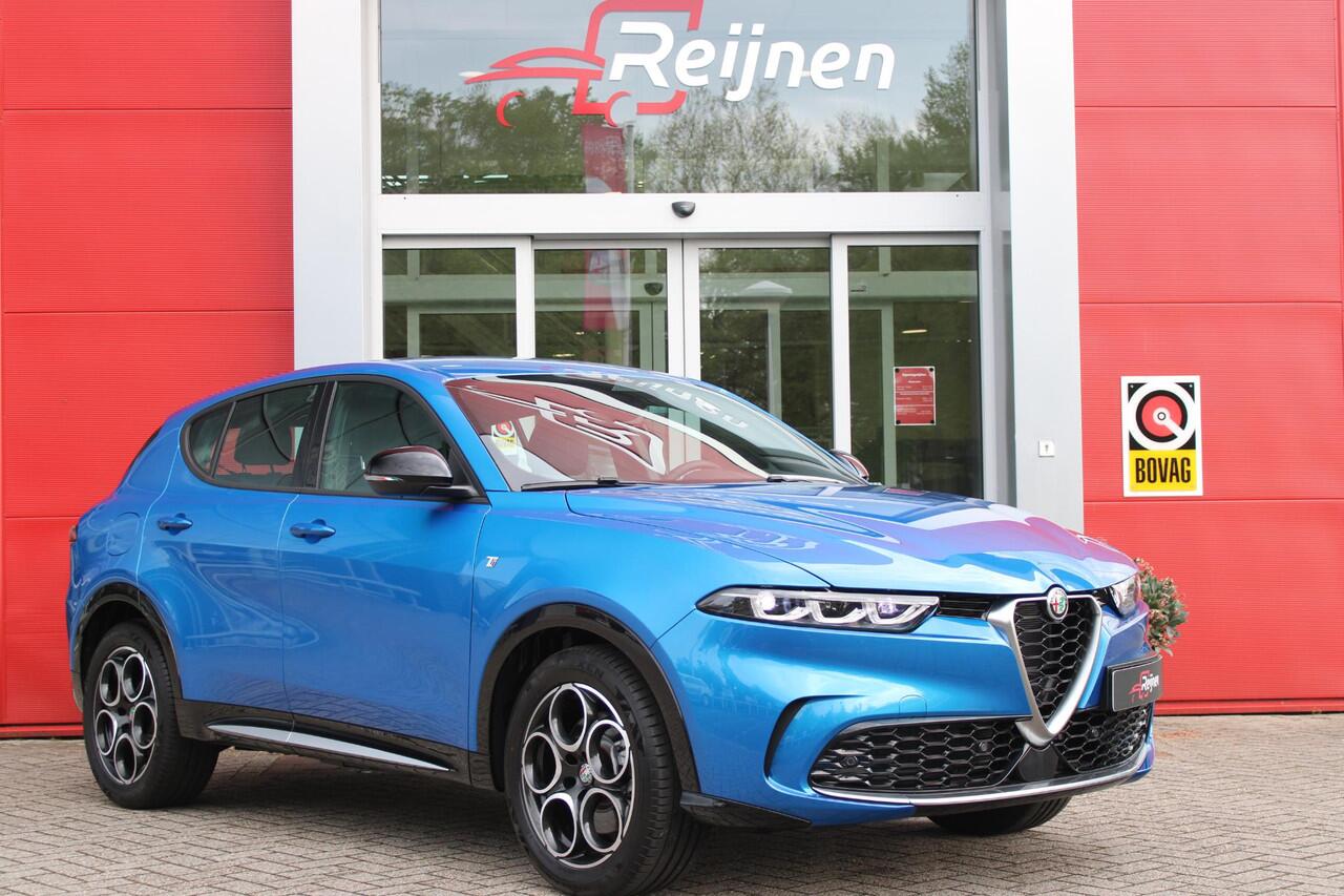 Alfa Romeo Tonale 1.5T 160PK Hybrid Ti | NIEUWE AUTO! | ELEKTRISCH BEDIENBARE VOORSTOELEN MET GEHEUGENFUNCTIE | HARMAN EN KARDON AUDIO | FULL LED KOPLAMPEN | 18" LICHTMETALEN VELGEN | CLIMATE CONTROL | NAVIGATIE | DRAADLOZE APPLE CARPLAY/ANDROID AUTO | ADAPTIVE CRUISE CONT