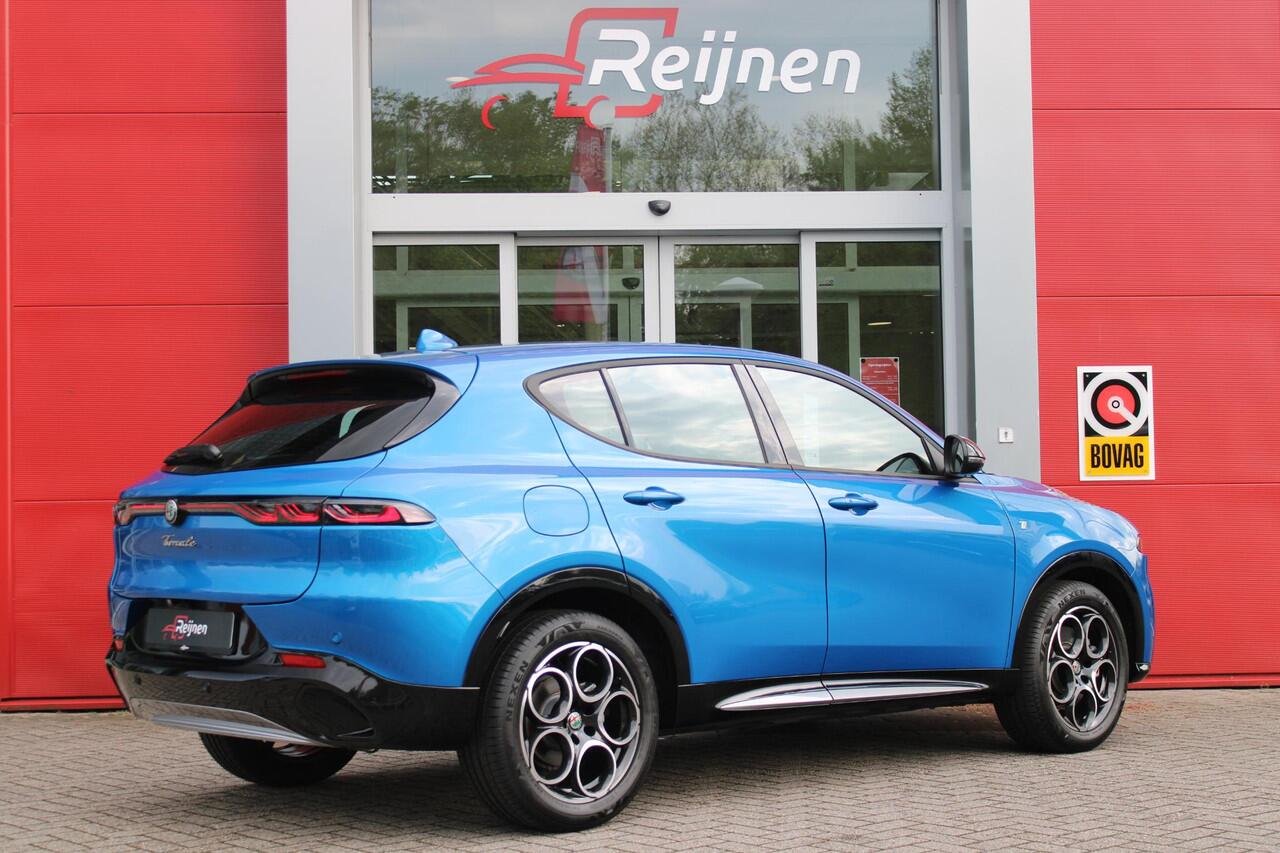 Alfa Romeo Tonale 1.5T 160PK Hybrid Ti | NIEUWE AUTO! | ELEKTRISCH BEDIENBARE VOORSTOELEN MET GEHEUGENFUNCTIE | HARMAN EN KARDON AUDIO | FULL LED KOPLAMPEN | 18" LICHTMETALEN VELGEN | CLIMATE CONTROL | NAVIGATIE | DRAADLOZE APPLE CARPLAY/ANDROID AUTO | ADAPTIVE CRUISE CONT