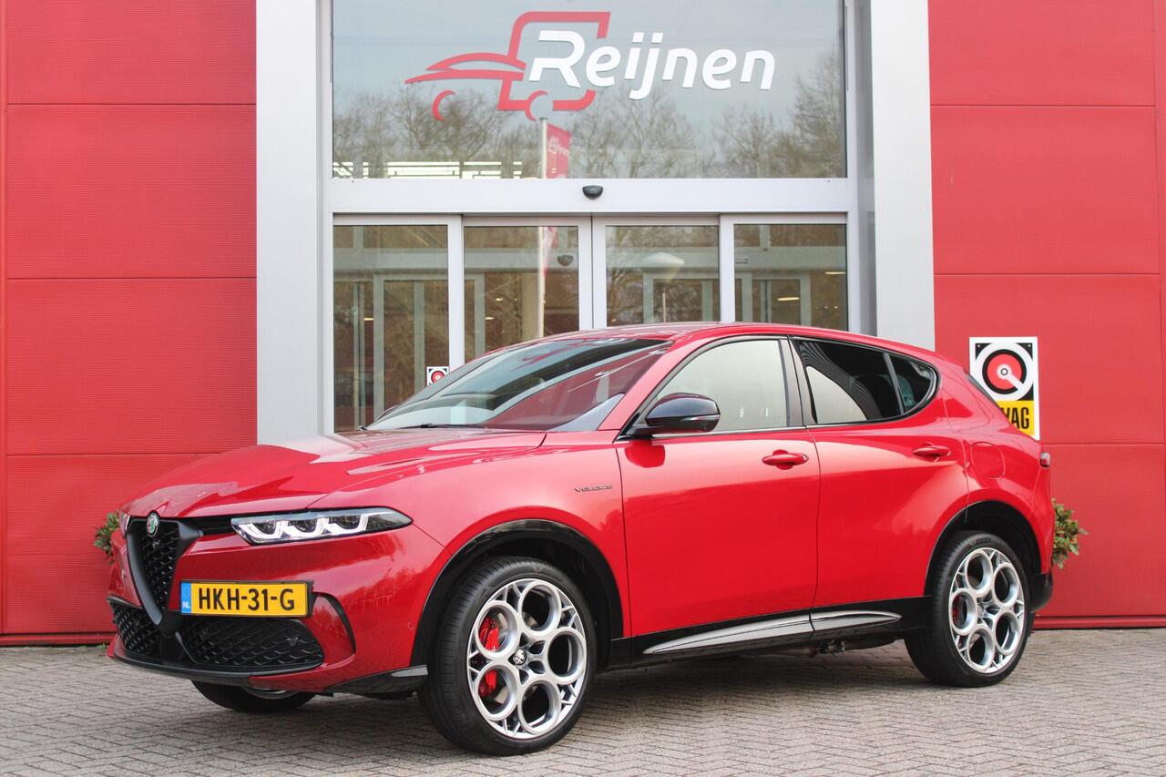 Alfa Romeo Tonale PHEV 280PK VELOCE | HARMAN/KARDON PREMIUM AUDIO | PREMIUM PACK: LEDEREN BEKLEDING/GEVENTILEERDE VOORSTOELEN/4-VOUDIG ELEKTRISCH VERSTELBARE LENDESTEUN VOORSTOELEN | WINTERPACK: STOEL/STUUR VERWARMING | STOEL VENTILATIE | TECHNOLOGY PACK: PARKEERWAARSCHUWI