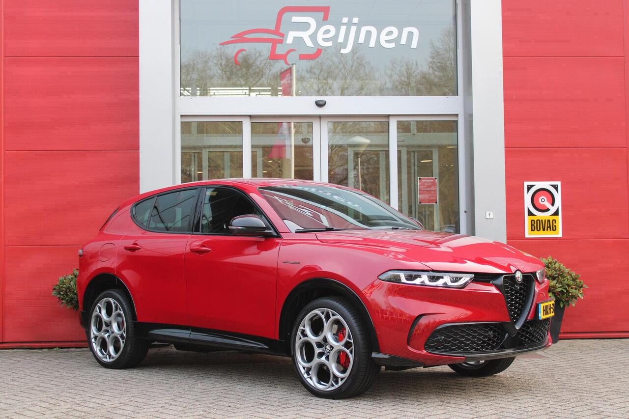 Alfa Romeo Tonale PHEV 280PK VELOCE | HARMAN/KARDON PREMIUM AUDIO | PREMIUM PACK: LEDEREN BEKLEDING/GEVENTILEERDE VOORSTOELEN/4-VOUDIG ELEKTRISCH VERSTELBARE LENDESTEUN VOORSTOELEN | WINTERPACK: STOEL/STUUR VERWARMING | STOEL VENTILATIE | TECHNOLOGY PACK: PARKEERWAARSCHUWI