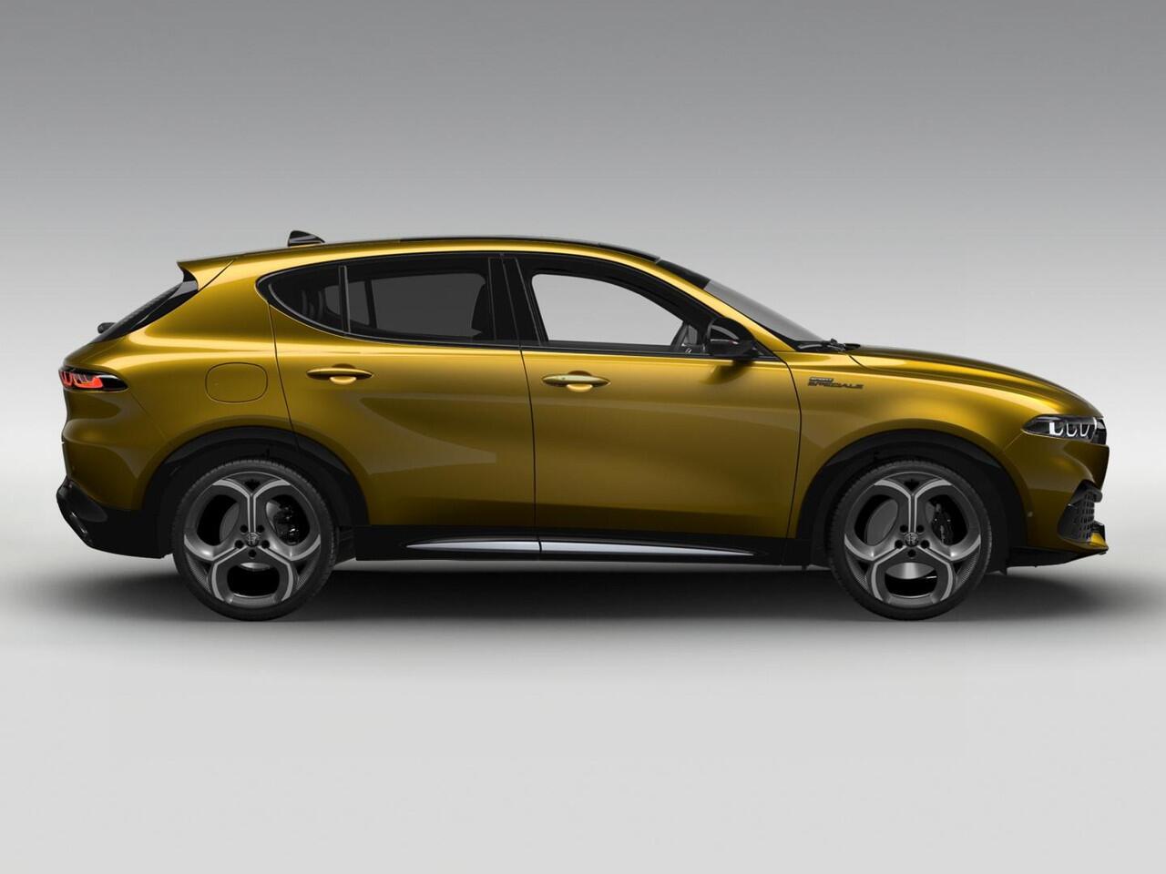 Alfa Romeo Tonale Ibrida Plug-In Q4 270pk AWD Sport Speciale | Pack Tech | Schuif/Kanteldak | Giallo Ocra | Matrix Led | Harman Kardon