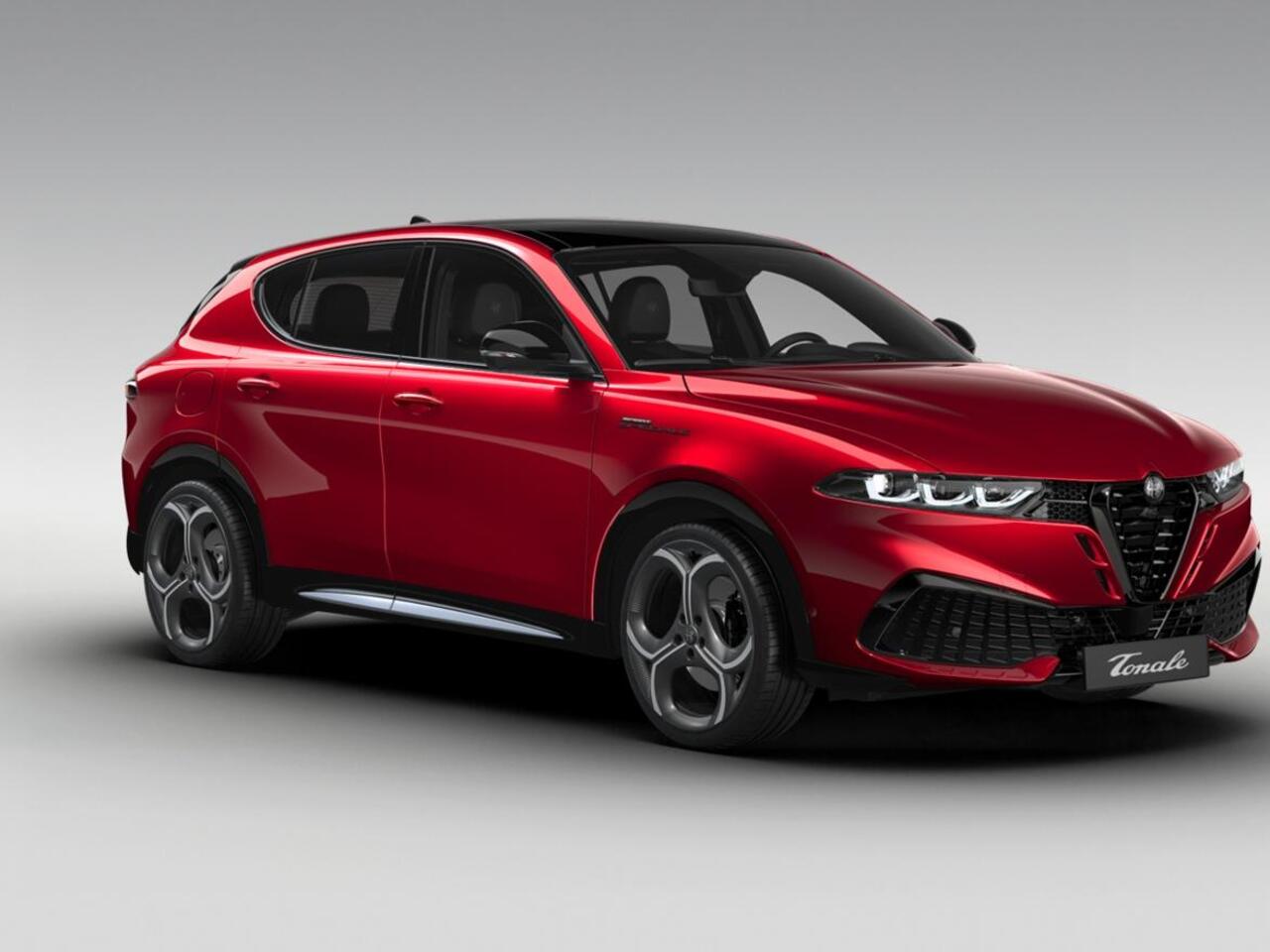 Alfa Romeo Tonale Ibrida Plug-In Q4 270pk AWD Sport Speciale | Snel leverbaar | Pack Tech | Schuif/Kanteldak | Actieve demping | Brera Red | Matrix Led | Harman Kardon