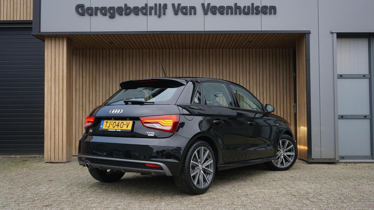 Audi A1 Sportback 1.0 TFSI 140PK 5Drs S-Line Advance Sport Xenon/LED H-Leder 17inch LM Navi Airco Cruise Control *NL auto* 86557km!