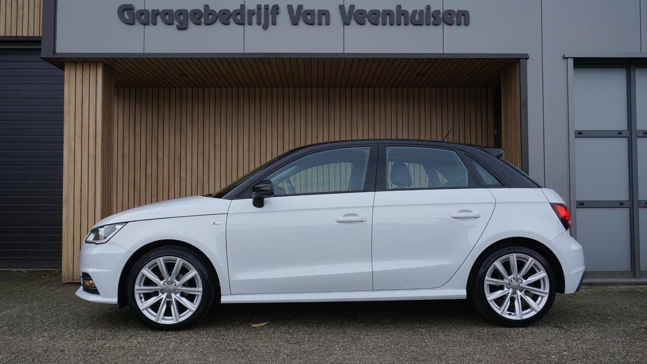 Audi A1 Sportback 1.0 TFSI 95pk 5Drs Adrenalin S-Line 17inch LM Navi Airco Elek.pakket *Gletsjerwit Metallic* NL auto! 83316km!