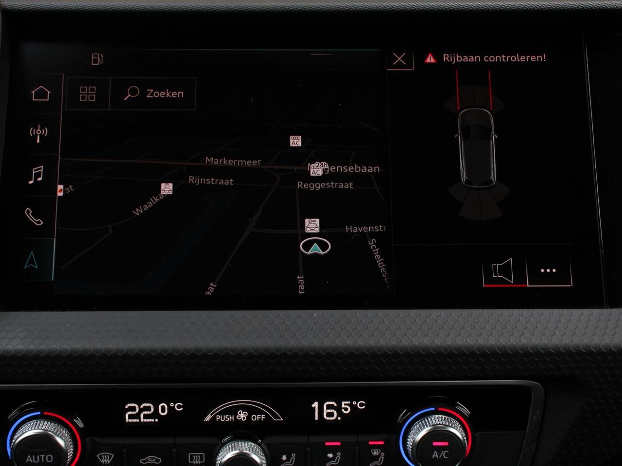 Audi A1 Sportback 30 TFSI 115pk Automaat | Navigatie | Climate Control | Digitale Cockpit | Parkeer sensoren | Bluetooth | Cruise control | Lichtmetalen velgen