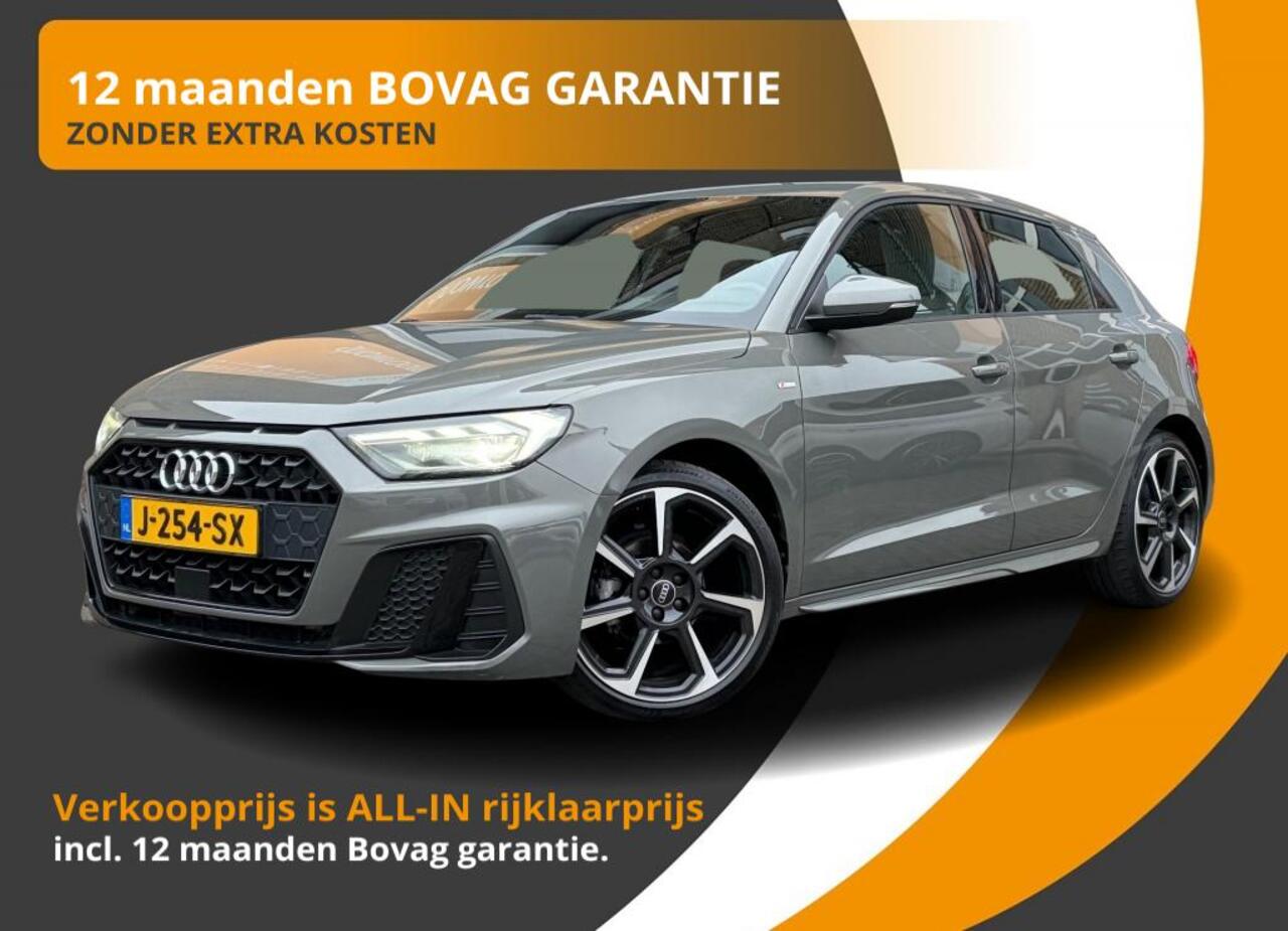 Audi A1 SPORTBACK 25 TFSI S-LINE SPORT HALF LEER/ACC-CRUISE/LED/18/VIRTUAL/NL-AUTO