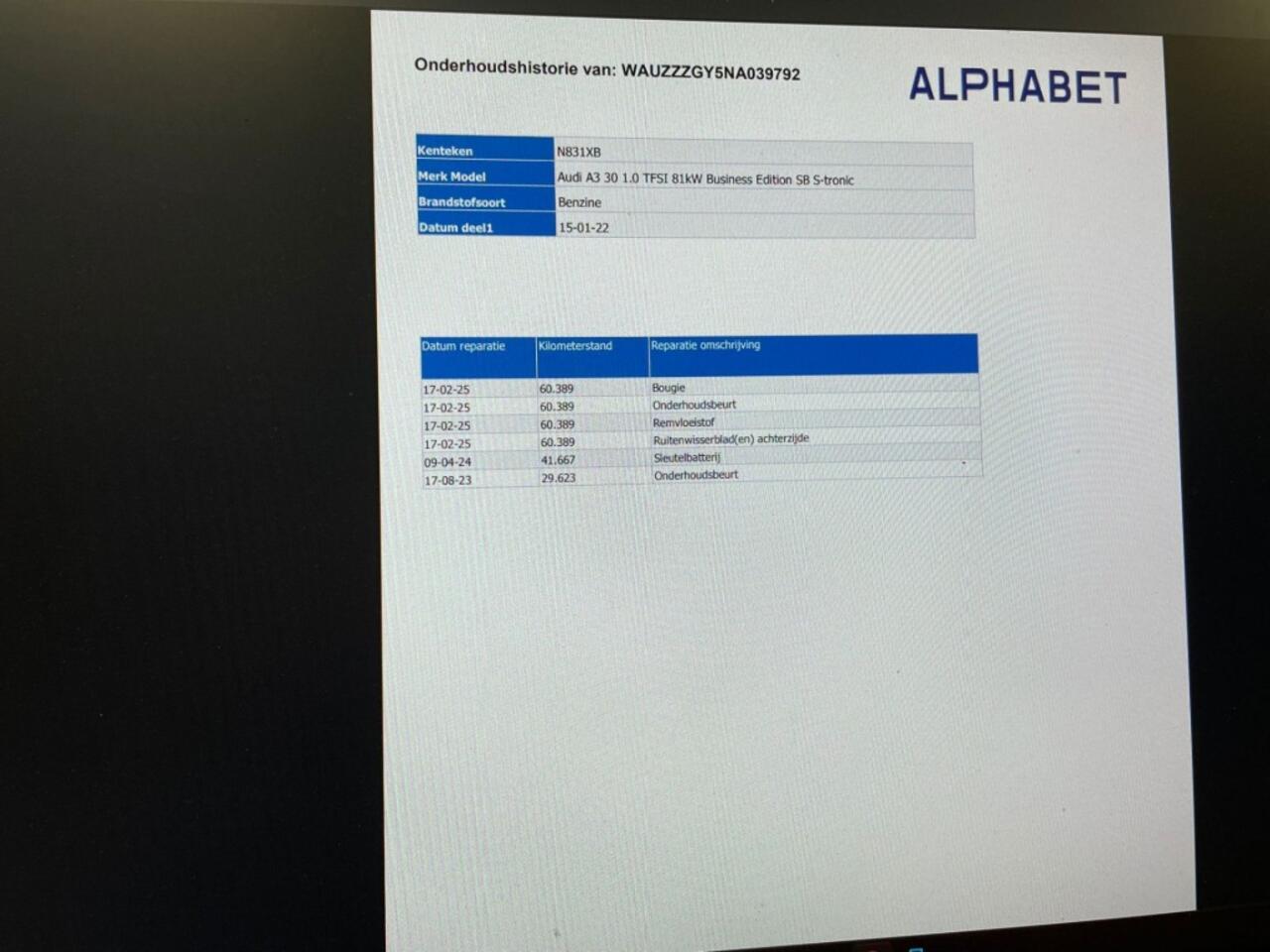 Audi A3 Sportback 30 TFSI Advanced edition Automaat - Carplay, Digitaal Cockpit, Cruise, Camera,