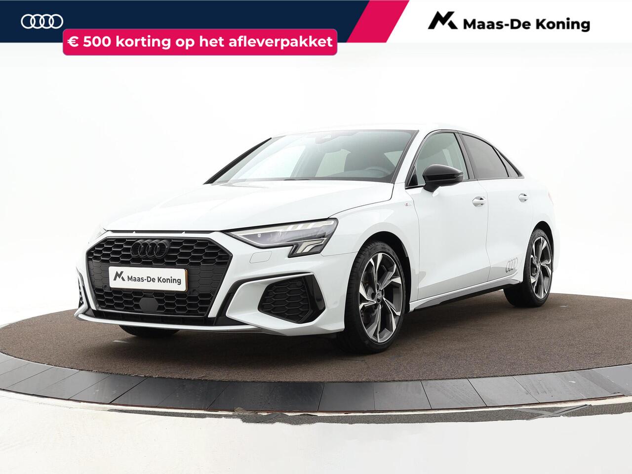 Audi A3 Limousine 30 TFSI 110pk S-tronic Edition One · S Line · Apple/Android Car Play · Navigatie · Afneembare Trekhaak · P-Sensoren · 18'' Inch · Garantie t/m 13-03-2028 of 100.000km