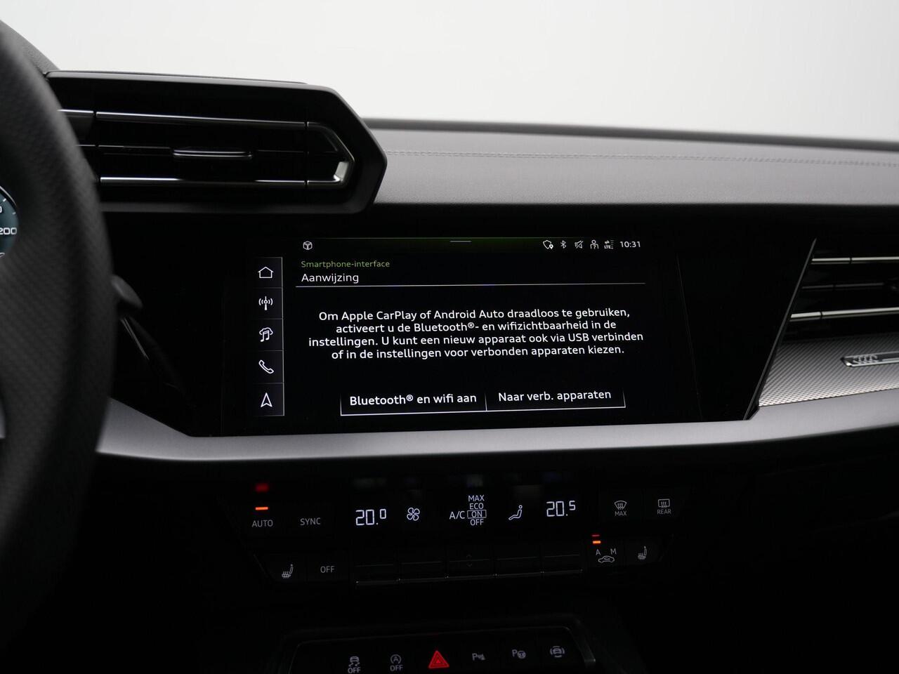 Audi A3 Limousine 30 TFSI 116 pk S-tronic S edition / S-Line | Panoramadak | Stoelverwarming | Navigatie | Adaptive Cruise | Parkeersensoren voor/achter