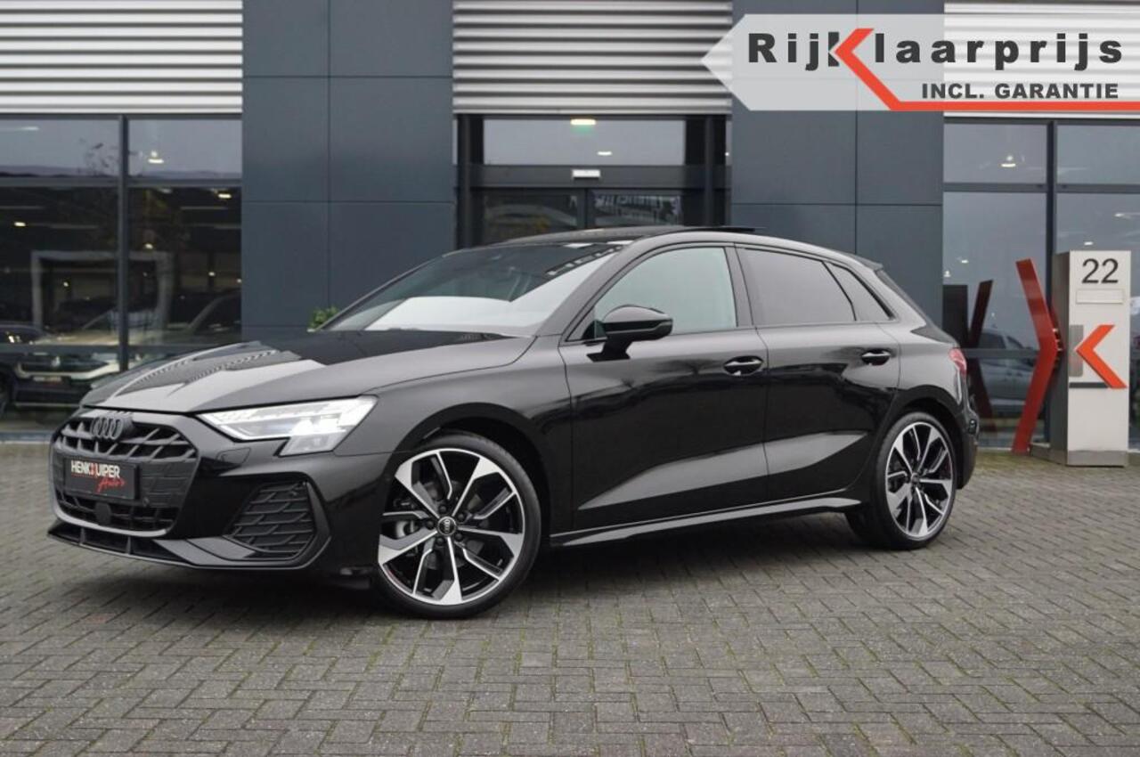 Audi A3 Sportback 35 TFSI S-Tronic S-Line facelift/ Leer ruitmotief/ Panodak/ 19 Inch LM/Camera
