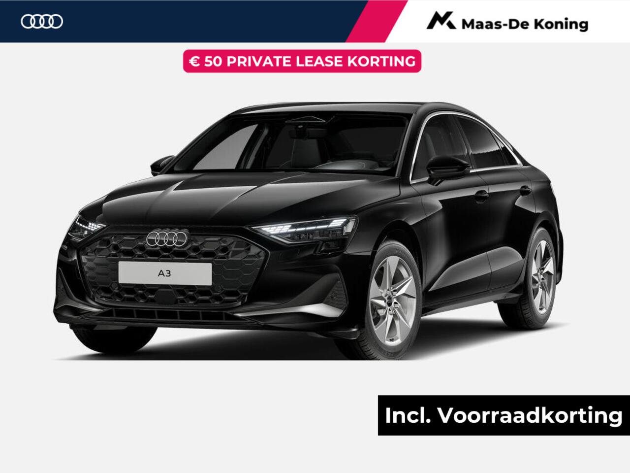 Audi A3 Limousine 30 TFSI Advanced edition 116 PK · Assis.pak Driving+Parking plus · Privacyglas · 3-spaaks sport mf+ afgevl padd