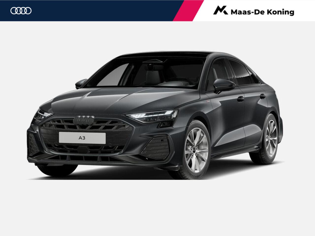 Audi A3 Limousine 30 TFSI S edition 150 PK · Glazen panoramadak · Assis.pak Driving+Parking plus · Privacyglas