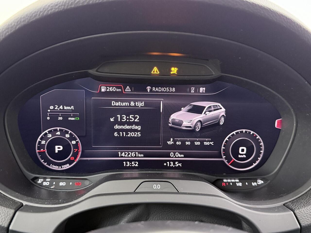 Audi A3 SPORTBACK 30 TFSI Design S-Line Navigatie Automaat Led Virtual Cockpit