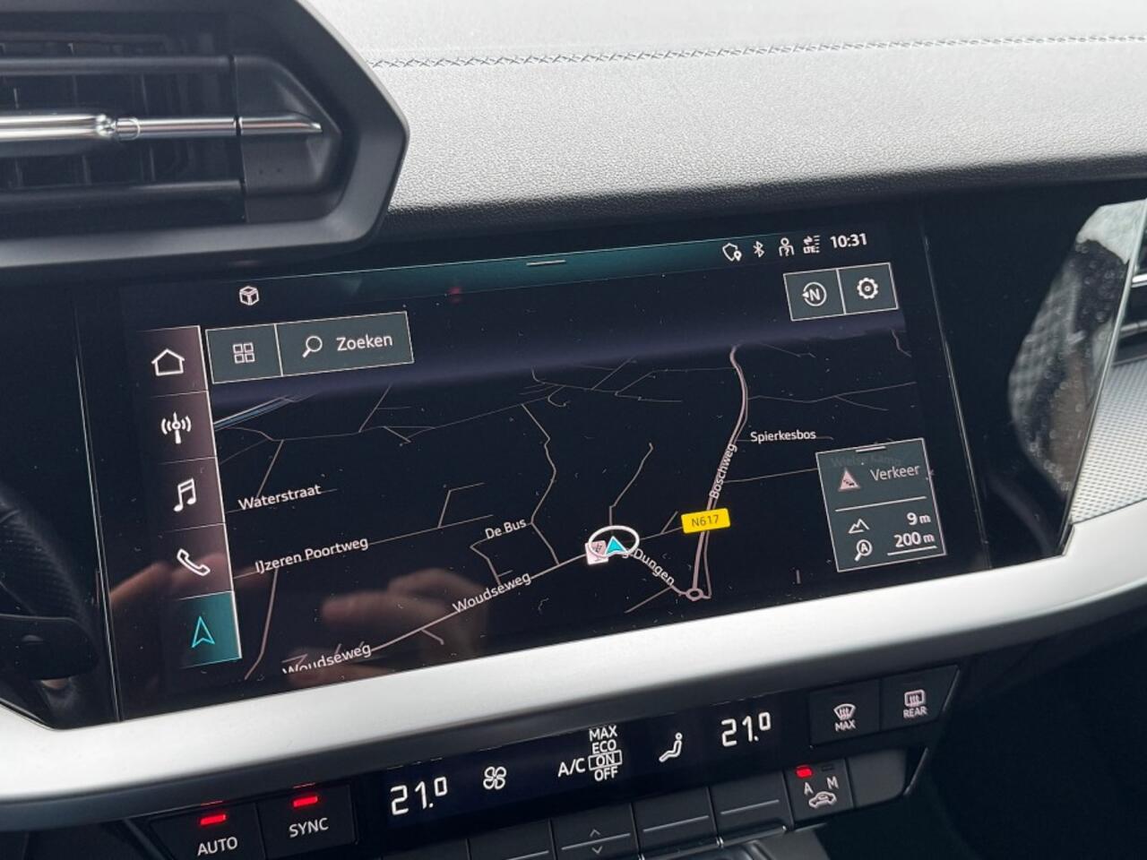 Audi A3 SPORTBACK 30 TFSI 2xS-line autom ecc,1/2leer,navi,led,lmv,digidash,chroom,pdc