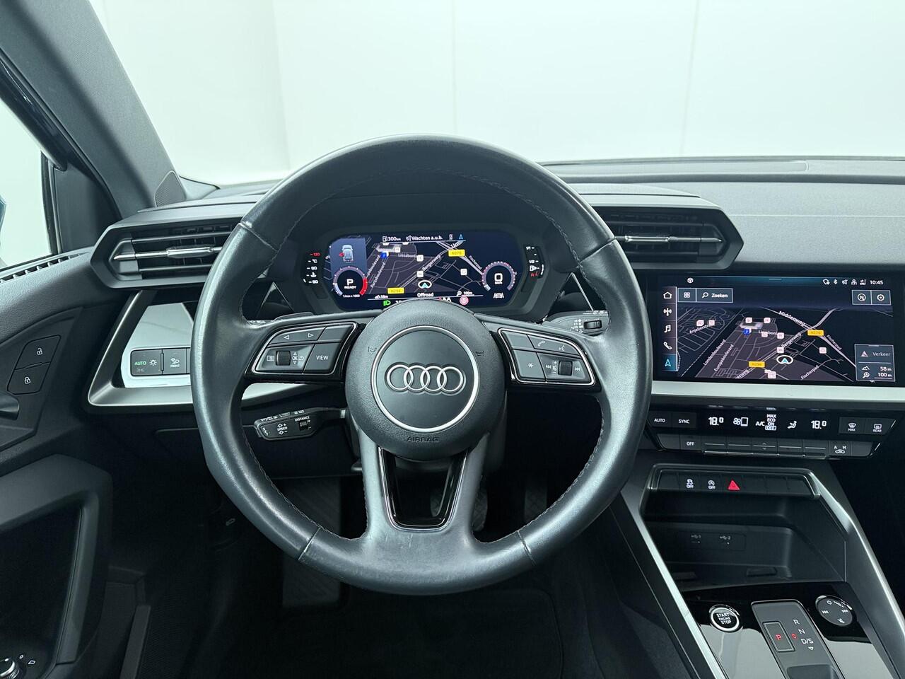 Audi A3 SPORTBACK 30 TFSI Advanced edition | 110 PK | Automaat | Navigatiesysteem | Audi virtual cockpit | 18" LM velgen |