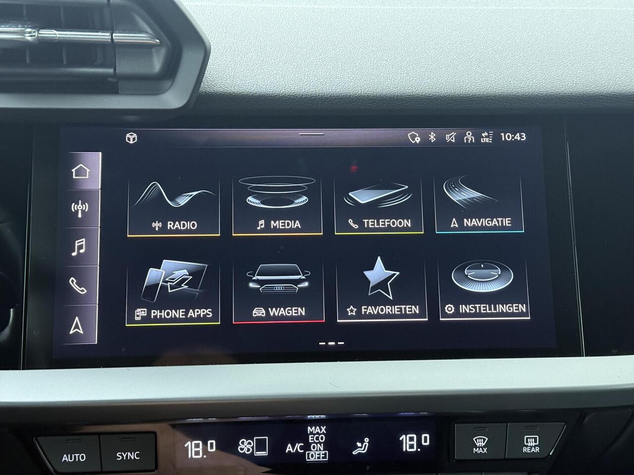 Audi A3 SPORTBACK 30 TFSI Advanced edition | 110 PK | Automaat | Navigatiesysteem | Audi virtual cockpit | 18" LM velgen |