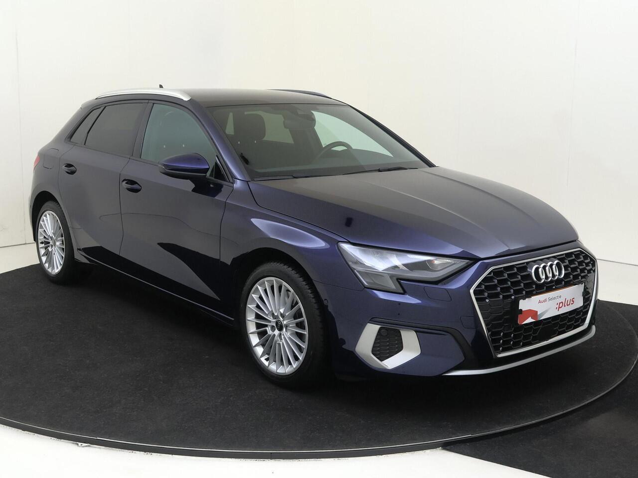 Audi A3 SPORTBACK 35 TFSI Pro Line | Trekhaak | Virtual cockpit Plus | Parkeerassistent | Navigatie Plus | Stoelverwarming | Adaptieve cruise control | CarPlay |