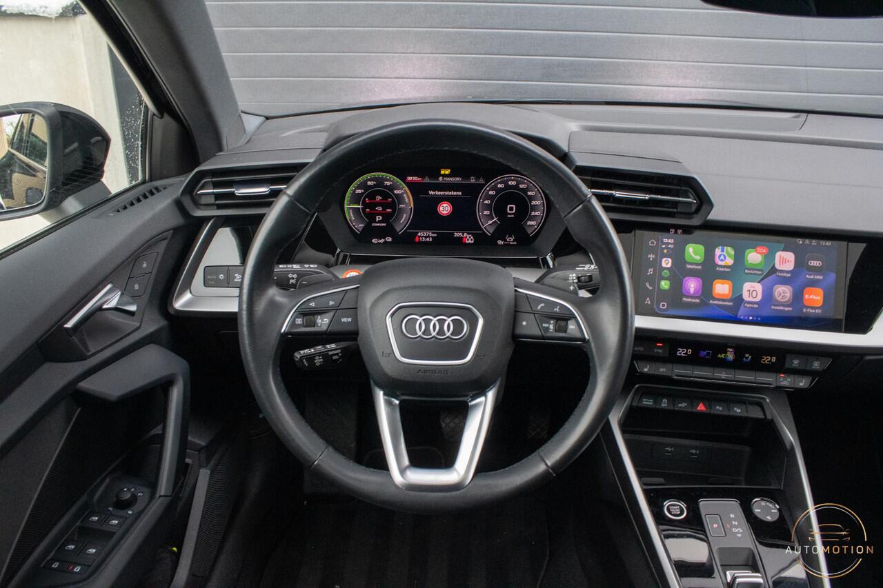 Audi A3 SPORTBACK 40 TFSIe PANO CAMERA PARKEERHULP ADAPTIEF CRUISECONTROL