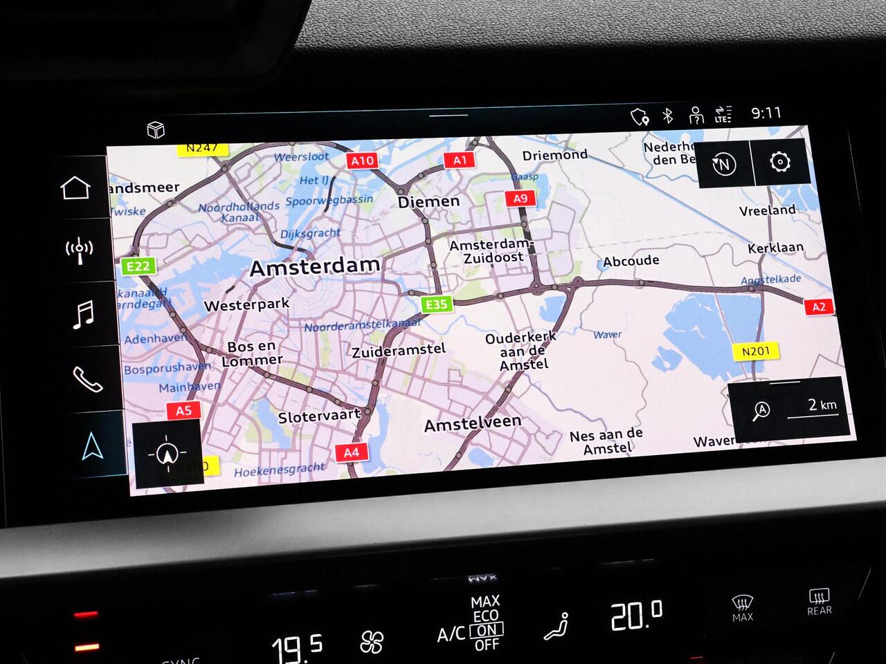 Audi A3 SPORTBACK 35 TFSI 150PK S-tronic Advanced · Navigatie · P-Sensoren · Keyless · Stoelverwarming · Cruise Control · 17'' Inch ·