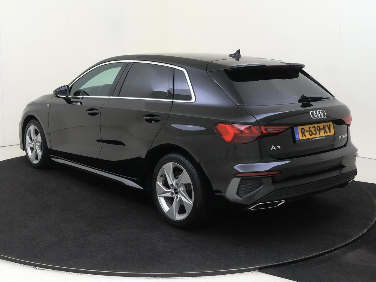 Audi A3 SPORTBACK 30 TFSI S edition | Adaptieve cruise control | Full LED verlichting | Navigatie Plus | CarPlay | S-line interieur | Virtual cockpit |