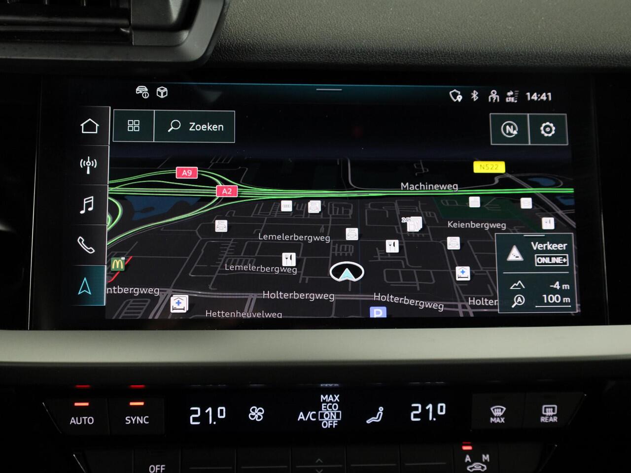Audi A3 SPORTBACK 30 TFSI Advanced edition 110 pk | Navigatie | Parkeersensoren achter | Cruise control | LED koplampen | Apple Carplay/Android Auto |