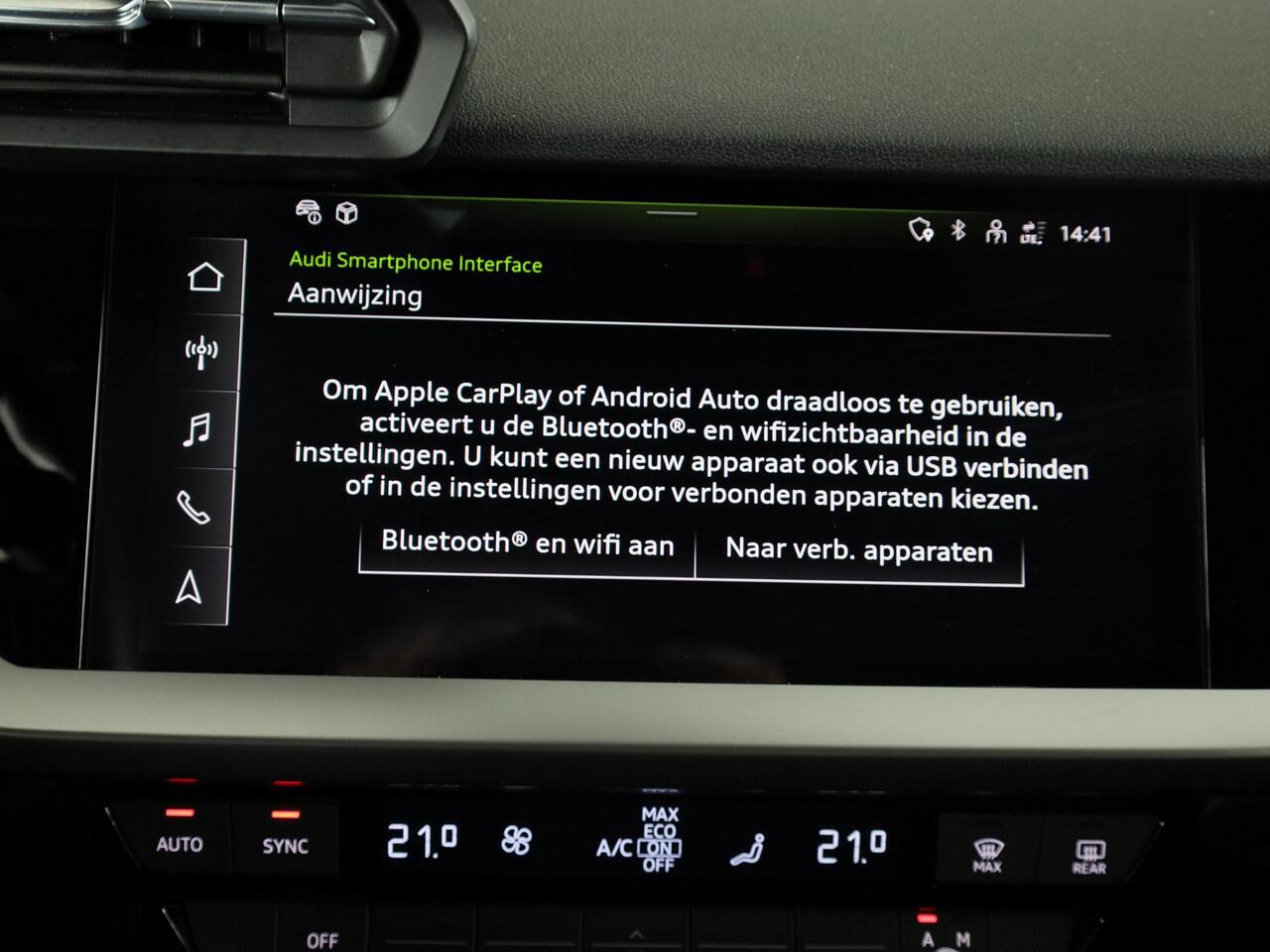 Audi A3 SPORTBACK 30 TFSI Advanced edition 110 pk | Navigatie | Parkeersensoren achter | Cruise control | LED koplampen | Apple Carplay/Android Auto |