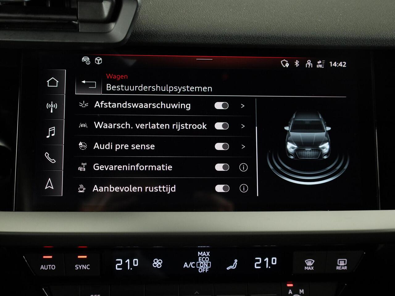 Audi A3 SPORTBACK 30 TFSI Advanced edition 110 pk | Navigatie | Parkeersensoren achter | Cruise control | LED koplampen | Apple Carplay/Android Auto |