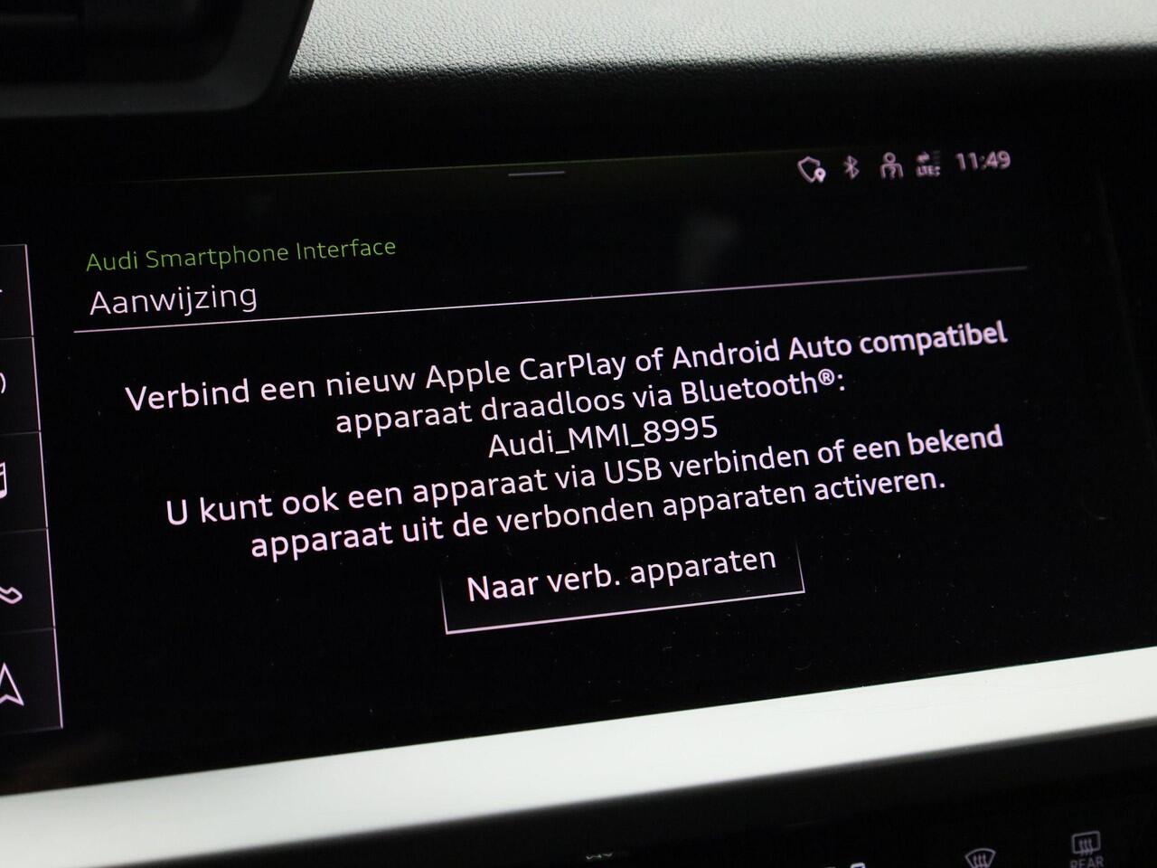 Audi A3 SPORTBACK 30 TFSI/110PK Business edition · Navigatie · LED · Apple/Android Car Play · Trekhaak ·