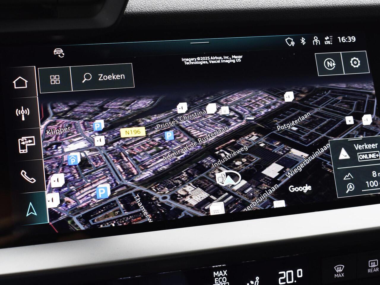 Audi A3 SPORTBACK 30 TFSI 110pk S-tronic Advanced edition · Apple/Android Car Play · Navigatie · P-Sensoren · Getint Glas · Parkeer Assistent · 17'' Inch · Garantie t/m 18-01-2027 of 100.000km