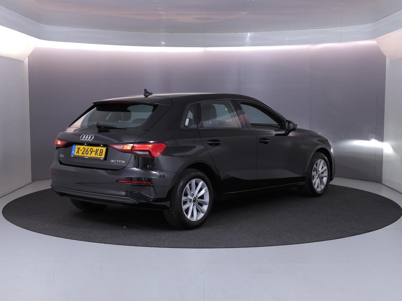 Audi A3 SPORTBACK 30 TFSI Pro Line 110 pk S-tronic | Verlengde garantie | Navigatie via App | Parkeersensoren achter | LED koplampen |