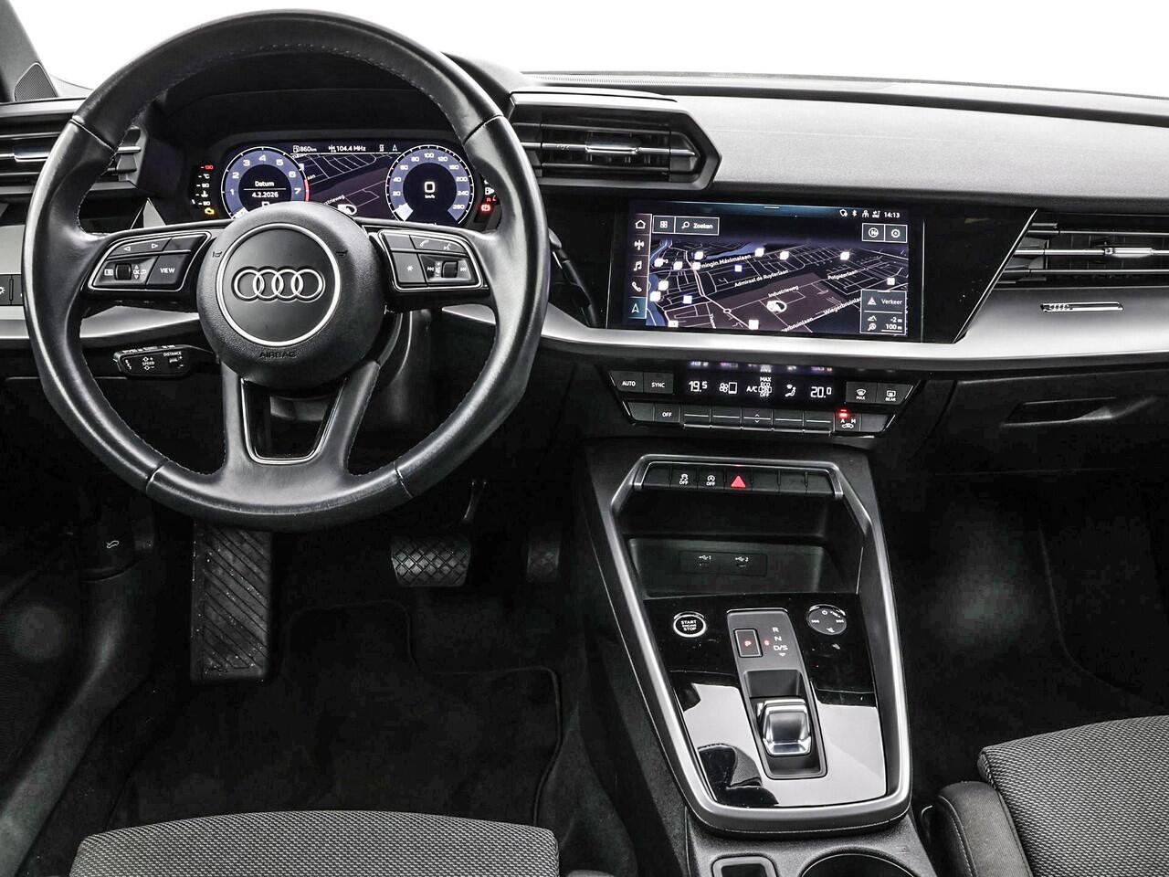 Audi A3 SPORTBACK 30 TFSI 110pk S-tronicAdvanced edition · Apple/Android Car Play · Navigatie · P-Sensoren · Cruise Control · 17'' Inch ·