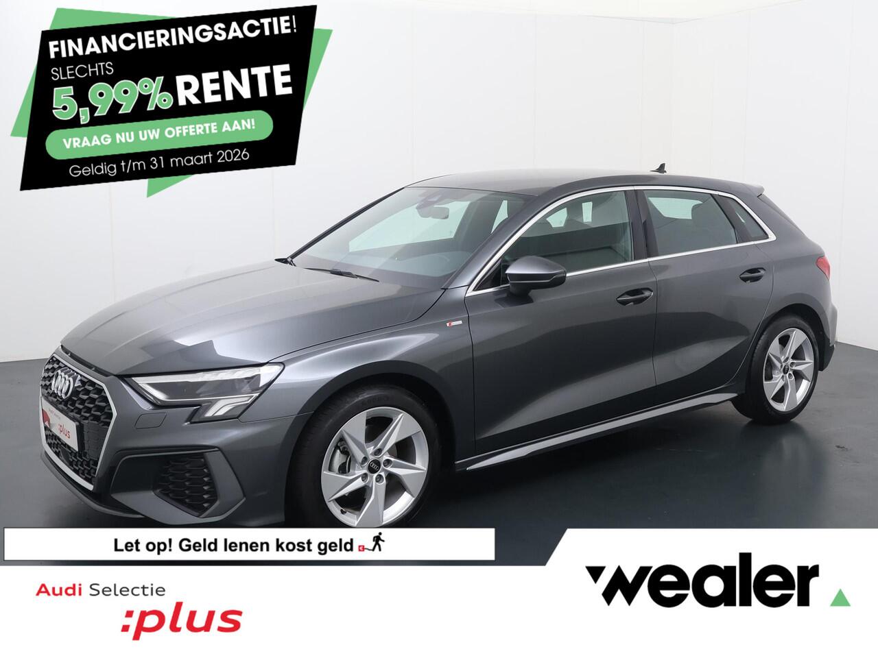 Audi A3 SPORTBACK 30 TFSI S edition | 110 PK | Voorstoelen verwarmd | LED verlichting | Climate control | Cruise control |
