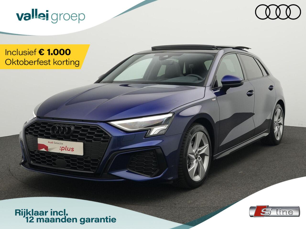 Audi A3 SPORTBACK 35 TFSI 150 pk S-tronic S edition / S-Line | Panoramadak | Stoelverwarming | Navigatie | Parkeersensoren achter