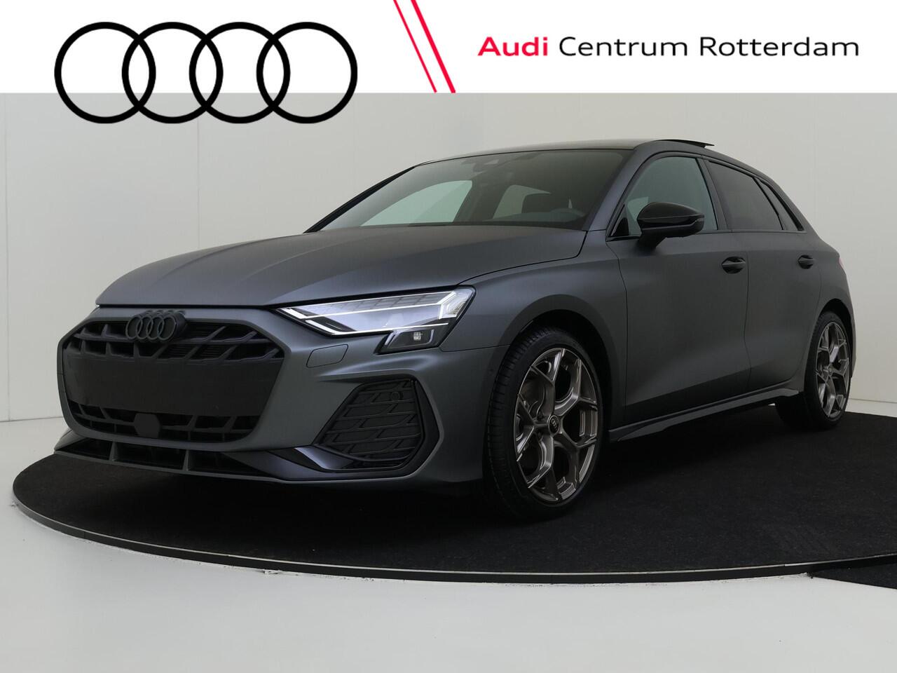 Audi A3 SPORTBACK 30 TFSI S edition | Daytonagrijs Exclusive Matlak | PANO | Ambiente lichtpakket Pro | Stoelverwarming | Optiek zwart Plus| 18 Inch | PDC Voor/Achter | 3-zone airco | Carplay/Andriod Auto | Draadloos lader | Privacy Glass