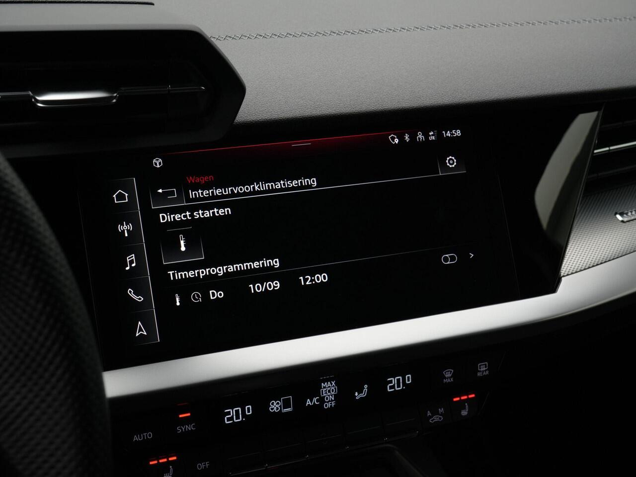 Audi A3 SPORTBACK 45 TFSI e 245 pk S-tronic S edition Competition | Stoelverwarming | Standkachel | Remklauwen rood | 18 inch