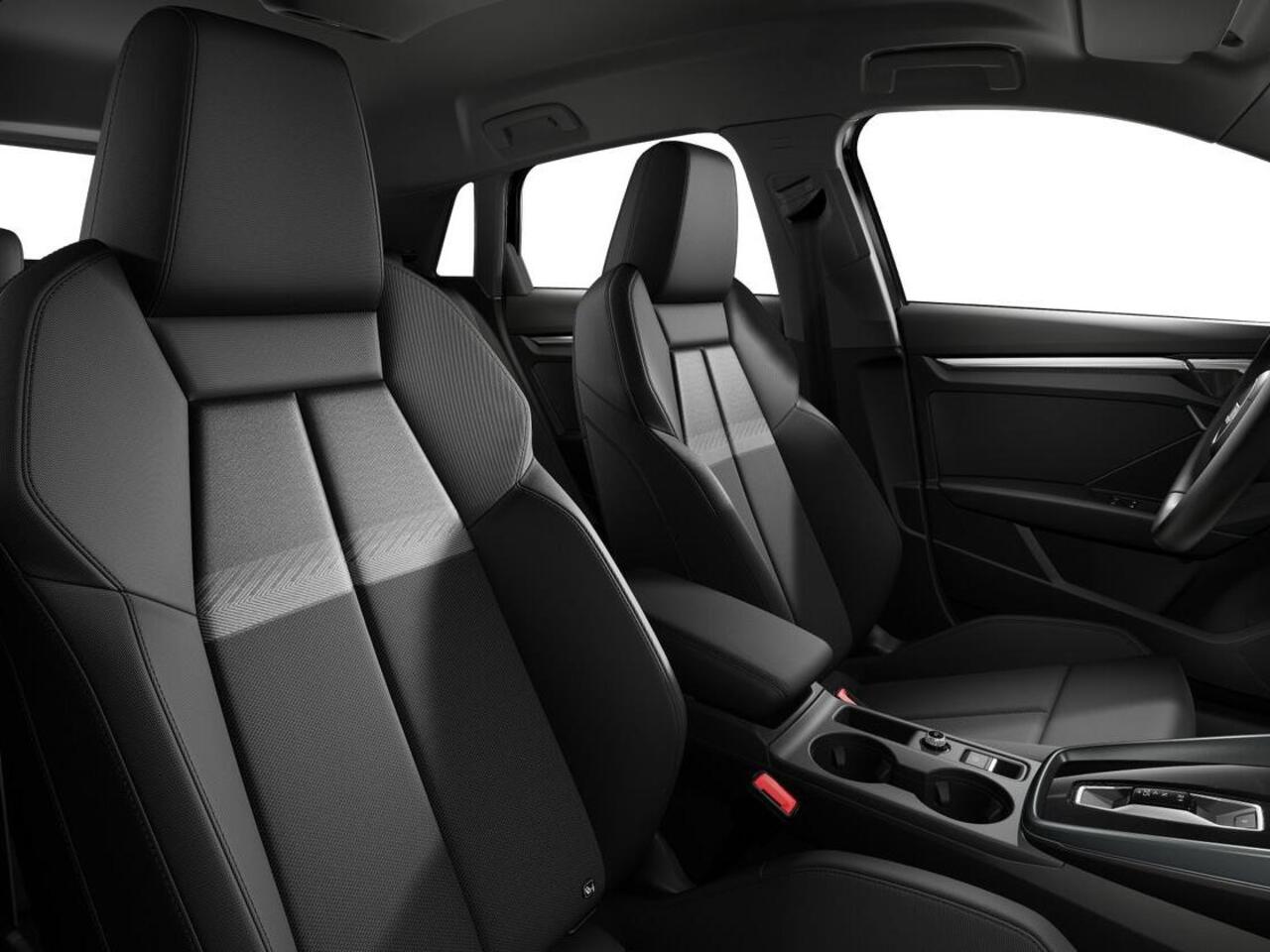 Audi A3 SPORTBACK 40 TFSI e Pro Line 204 PK · Sportstoelen zwarte stof · Lichtmetalen velgen 17 inch