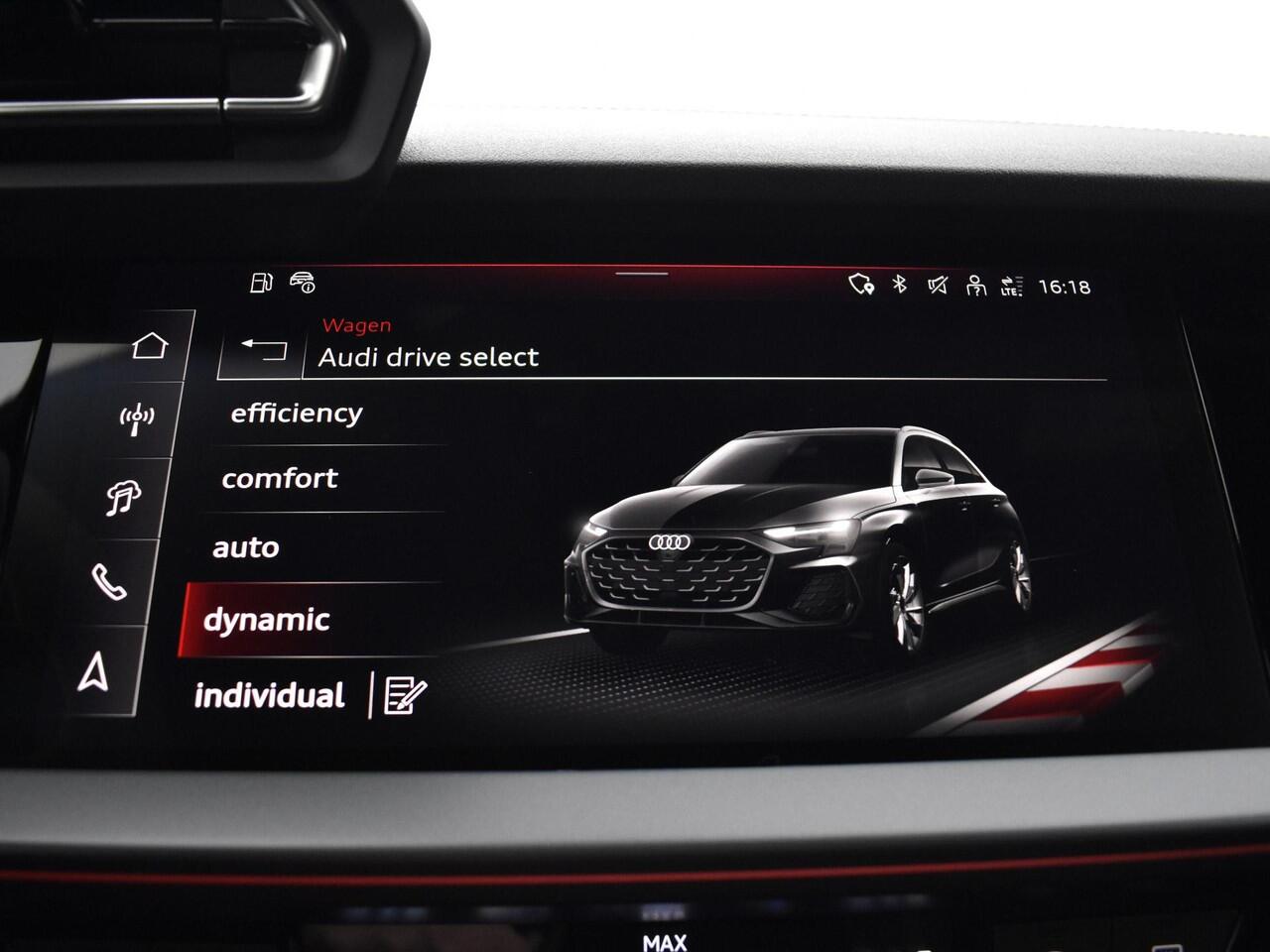 Audi A3 SPORTBACK Advanced edition 40 TFSI e 204 PK · Lederen bekleding · Comfortsleutel · 18" LM Velgen · Assist. Driving + Parking plus