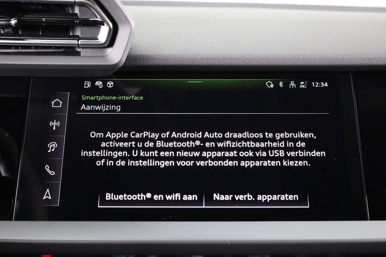 Audi A3 SPORTBACK 40 TFSI e Advanced edition 204pk | Verlengde garantie | Navigatie | Extra getint glas | Verwarmbare voorstoelen