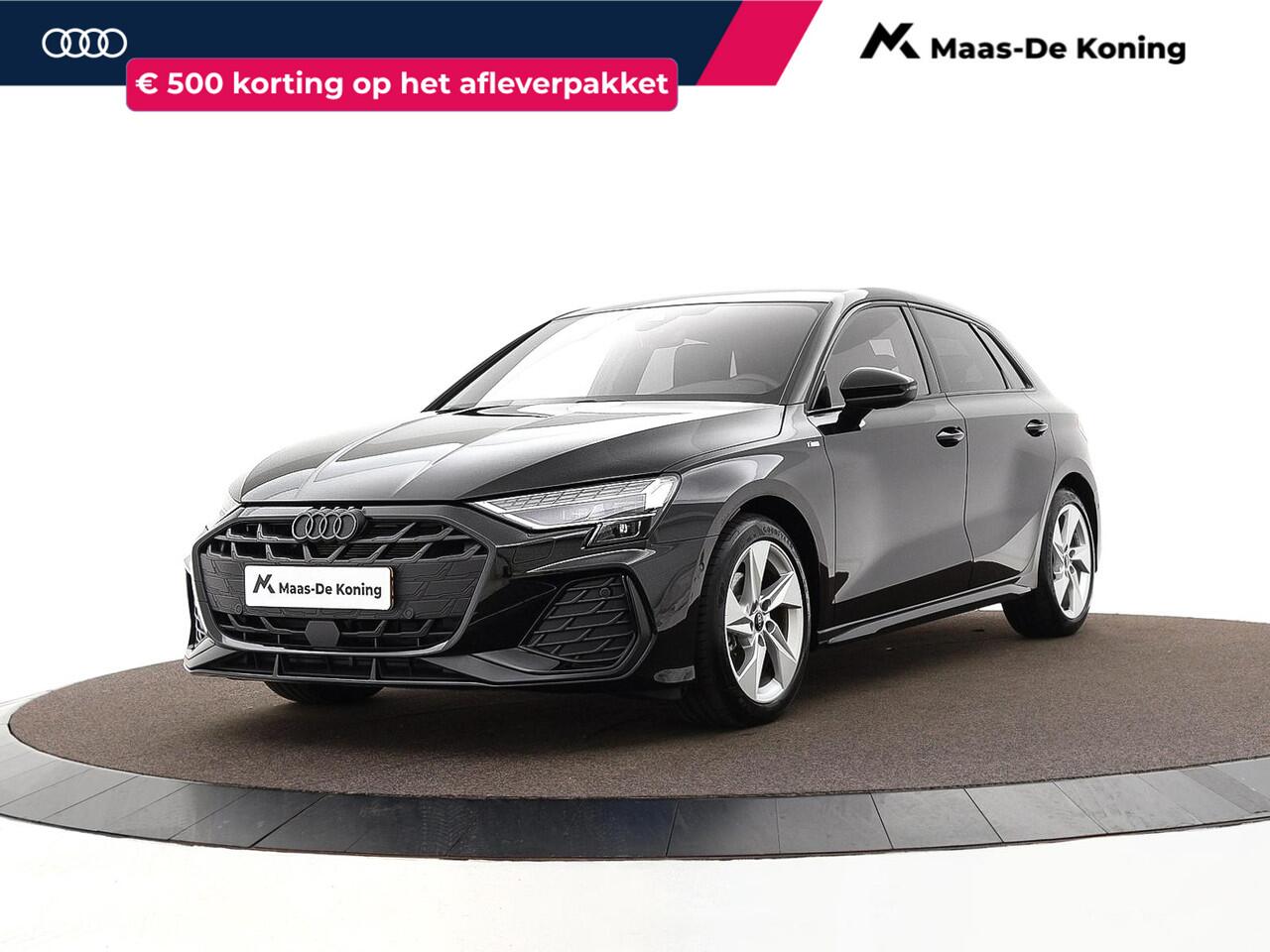 Audi A3 SPORTBACK 35 TFSI S-tronic 150pk S edition · Camera · Apple/Android Car Play · Navigatie · ACC · Verkeersbord Detectie · Sportstoelen · Garantie tot 13-01-2029 of 100.000km