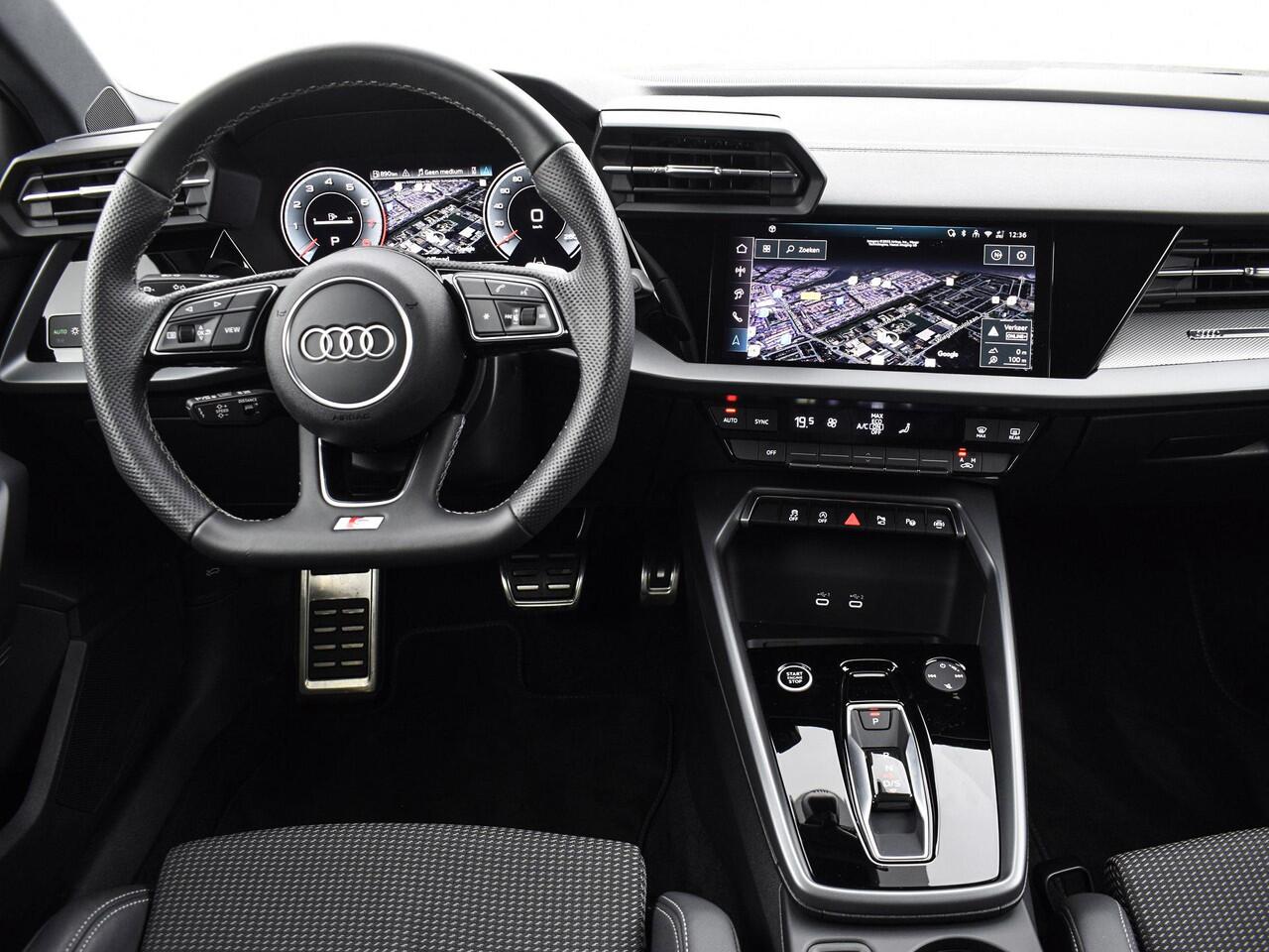 Audi A3 SPORTBACK 35 TFSI S-tronic 150pk S edition · Camera · Apple/Android Car Play · Navigatie · ACC · Verkeersbord Detectie · Sportstoelen · Garantie tot 13-01-2029 of 100.000km