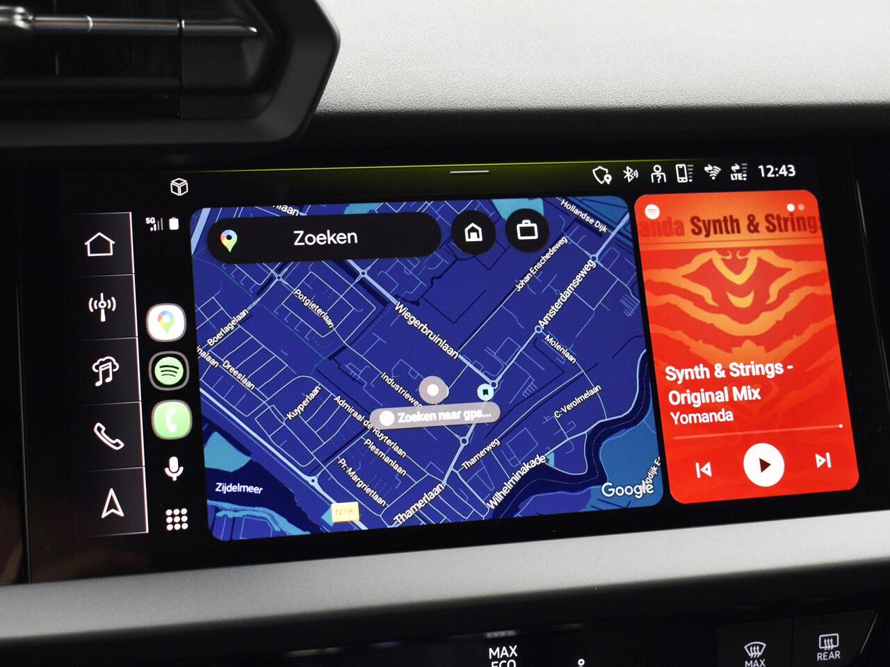 Audi A3 SPORTBACK 35 TFSI S-tronic 150pk S edition · Camera · Apple/Android Car Play · Navigatie · ACC · Verkeersbord Detectie · Sportstoelen · Garantie tot 13-01-2029 of 100.000km