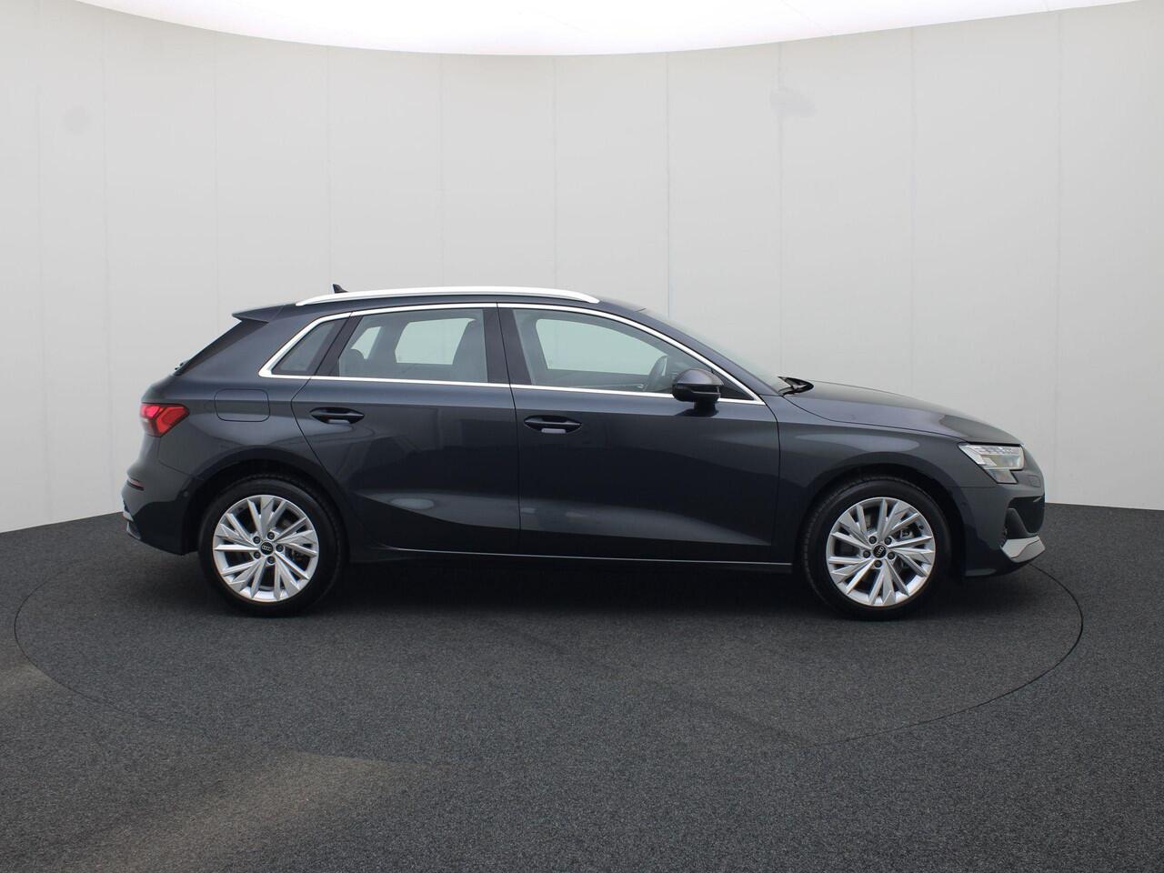 Audi A3 SPORTBACK 40 TFSIe 150kW/204PK Advanced · Apple/Android Car Play · Navigatie · Camera + Parkeersensoren · Garantie tot maart 2030 of 100000km.