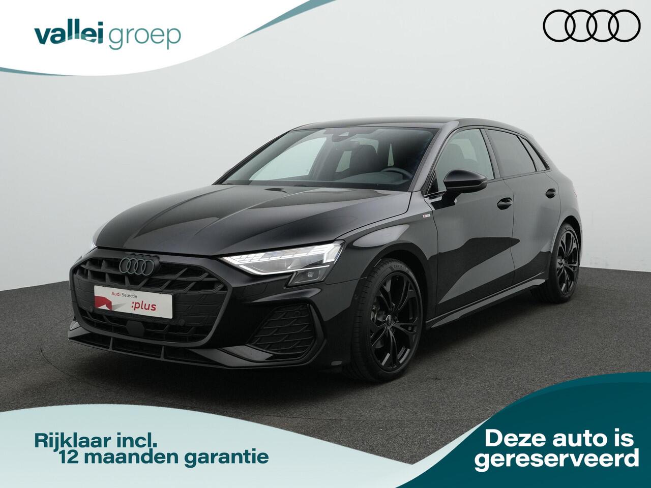 Audi A3 SPORTBACK 30 TFSI 116 pk S-tronic S edition Black Optic| S-Line | Achteruitrijcamera | Adaptive Cruise | Navigatie