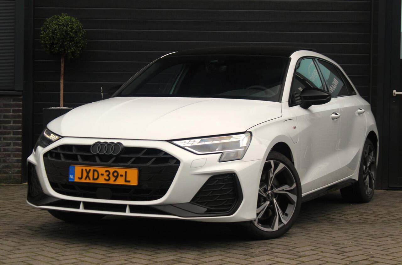 Audi A3 SPORTBACK 45 TFSI e S edition Competition 4 jaar fabrieksgarantie | Panorama Dak | 3x S-line | Leer | ACC | Matrix